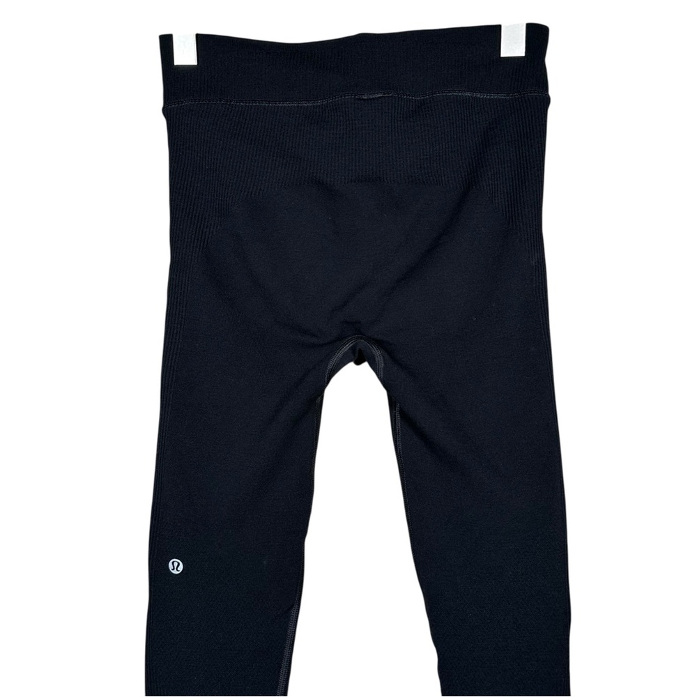 LULULEMON Keep The Heat Thermal Wool Blend Leggings 27" in Black - Picture 8 of 12